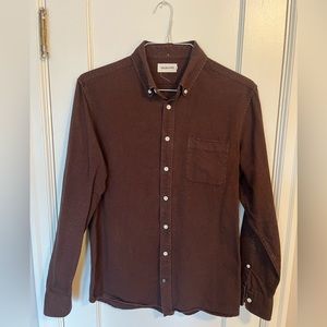 Taylor Stitch The Jack in Brushed Rust Oxford - Medium (40)